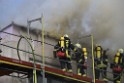 Dachstuhlbrand Koeln Poll Geislarerstr P161